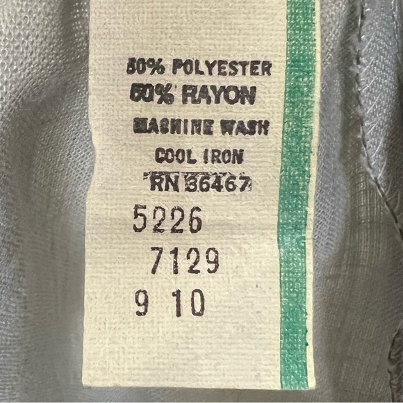 Vintage JR Bentley Light Gray Patch Pocket A-Line Midi Skirt - Size 9/10 - Picture 10 of 10